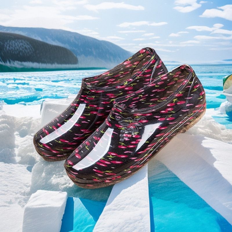 Fashion Low Top Short Tube Women's Rain Boots