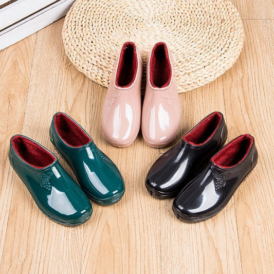 Fashion Low Top Short Tube Women's Rain Boots